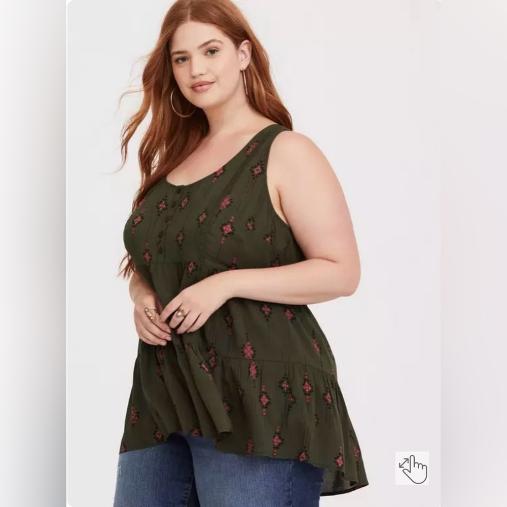 Challis Tiered Tunic Tank